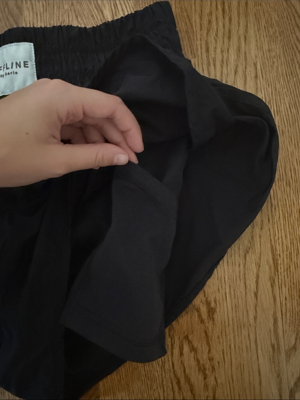 OFFLINE by Aerie Black Women's Athletic Shorts - Picture 2 of 2